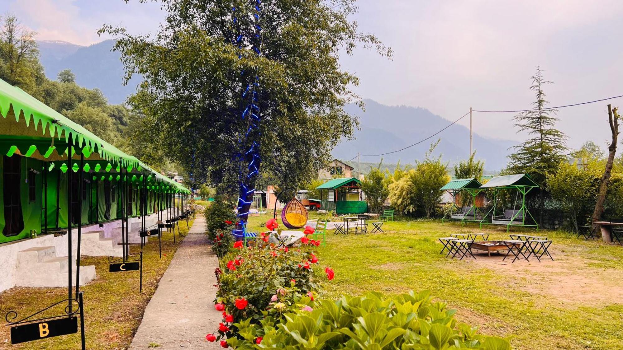 Himalayan Riverside Swiss Cottage Tents, Manali 외부 사진